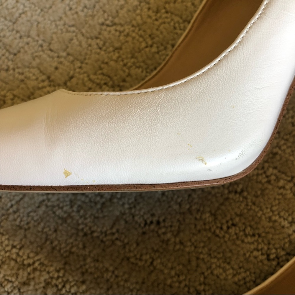 Sam Edelman Hazel White Leather Pumps - Picture 8 of 13